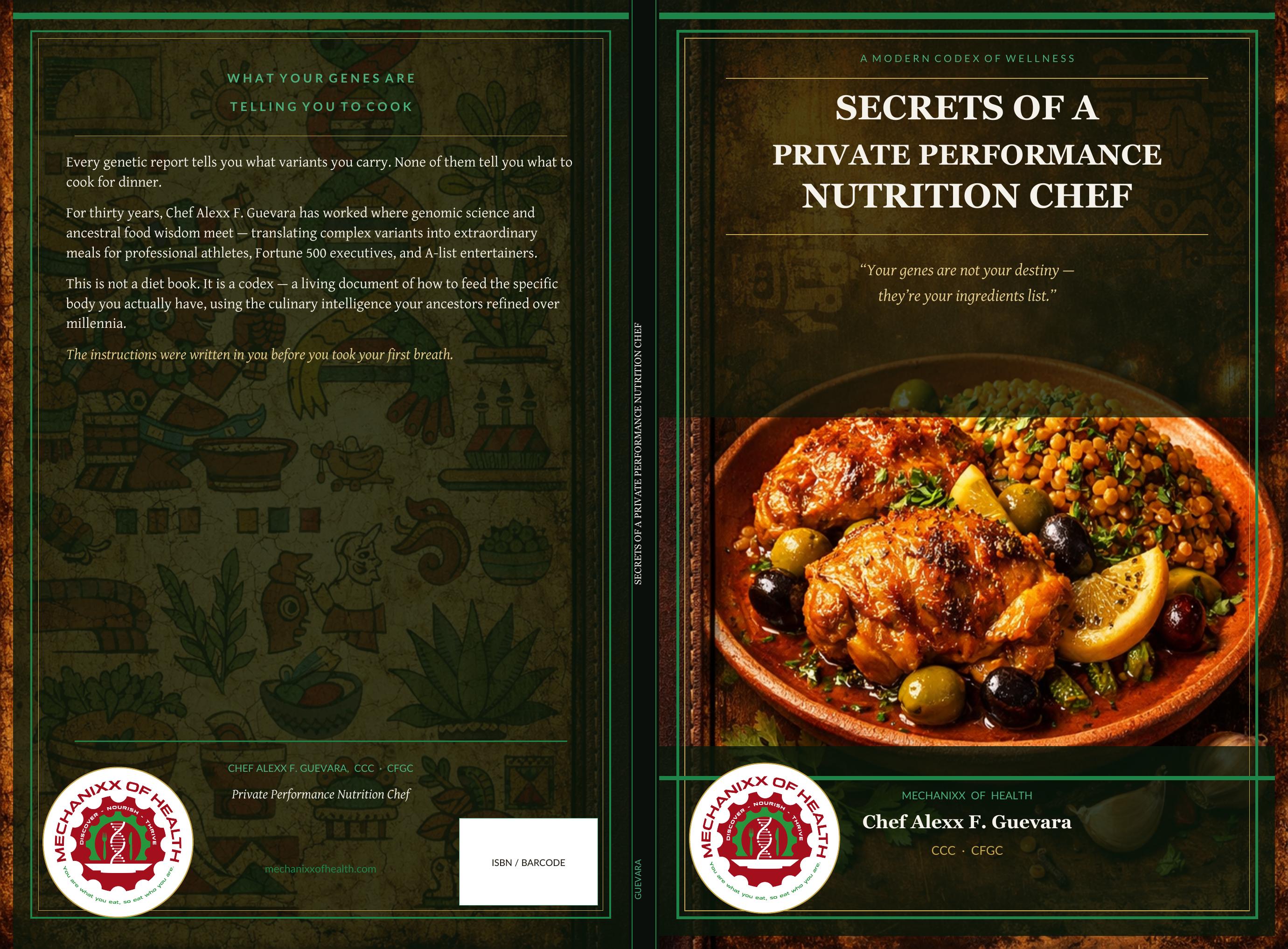 Secrets of a Private Performance Nutrition Chef — Book Cover